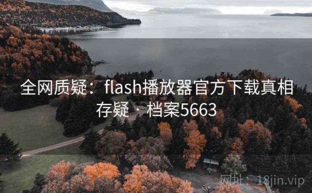 全网质疑：flash播放器官方下载真相存疑 · 档案5663