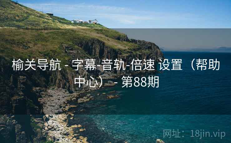 榆关导航 - 字幕-音轨-倍速 设置（帮助中心） - 第88期